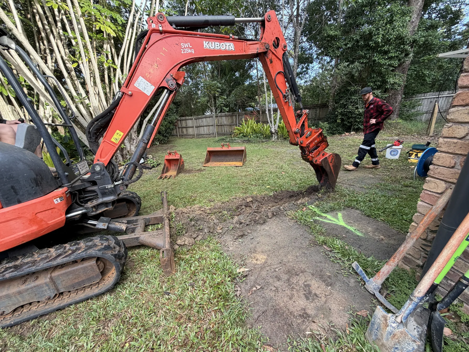 Trenching & Excavation — Norfolk Electrical project photo