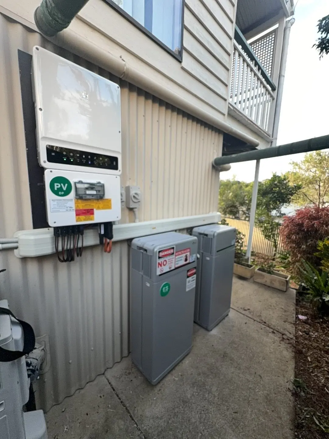 LG home battery installation